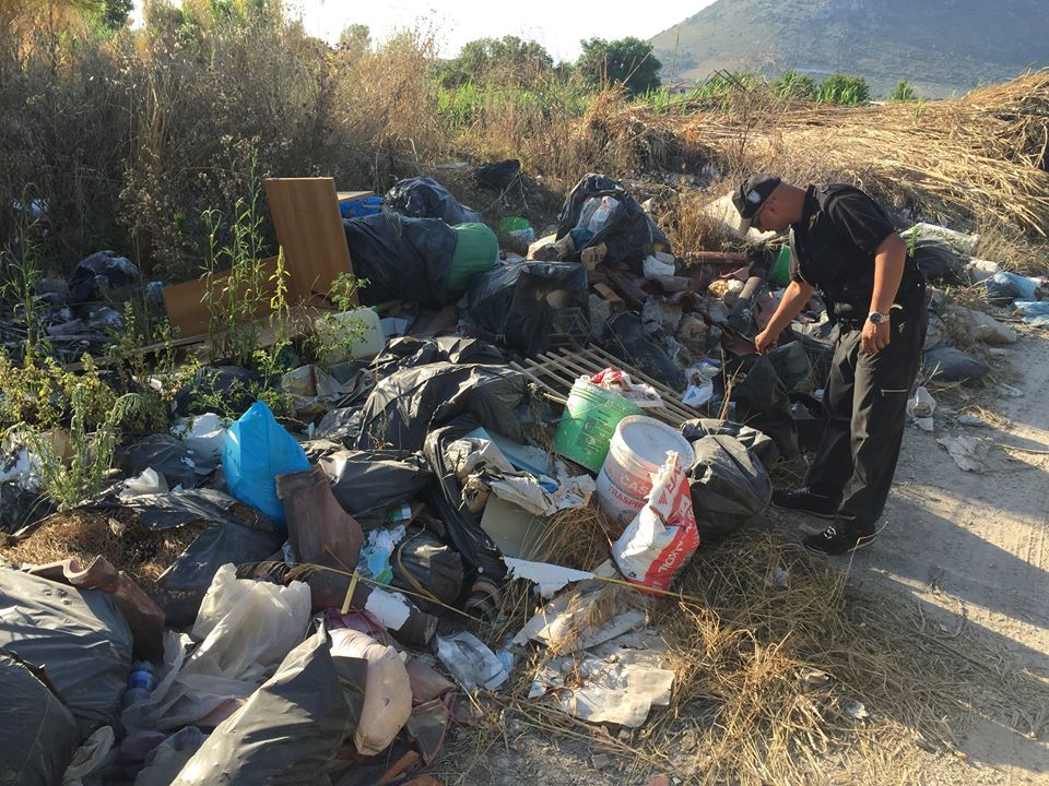Rifiuti nel territorio di Terracina